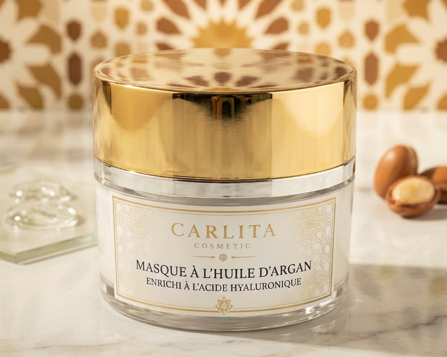 Masque Visage à l'huile d'argan enrichi en Acide Hyaluronique