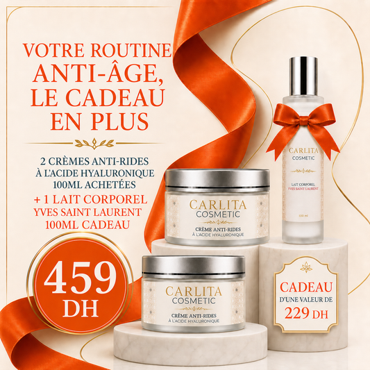 Coffret Anti-Âge Complet – 2 Crèmes + Lait Corporel YSL Cadeau